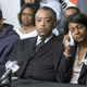 Bell's fiancee, Nicole Paultre-Bell, at Sharpton's headquarters, March 19, 2007, in New York City (Stephen Chernin/Getty Images)